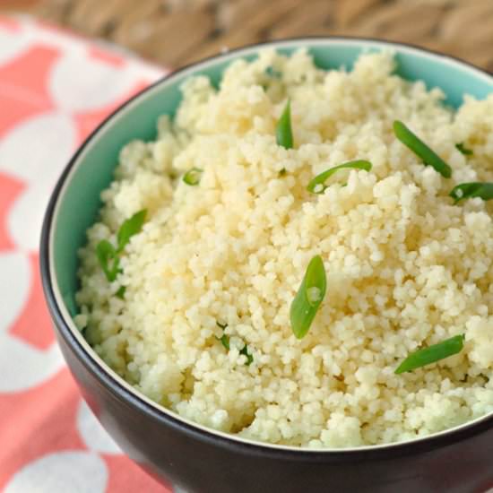 Scallion Couscous - Recipe photo by maeghan21