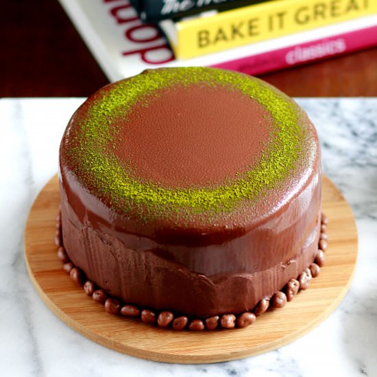 Dark Chocolate Matcha Cake - Recipe photo by incookiehaven