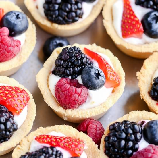 Mini Berry Tarts - Recipe photo by bakerita