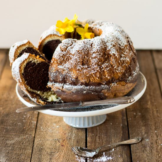 Grandmas best Marble bundt cake - Recipe photo by Ina Isst
