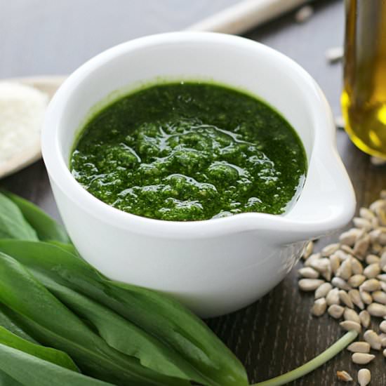 Wild Garlic Pesto - Recipe photo by foxy folksy