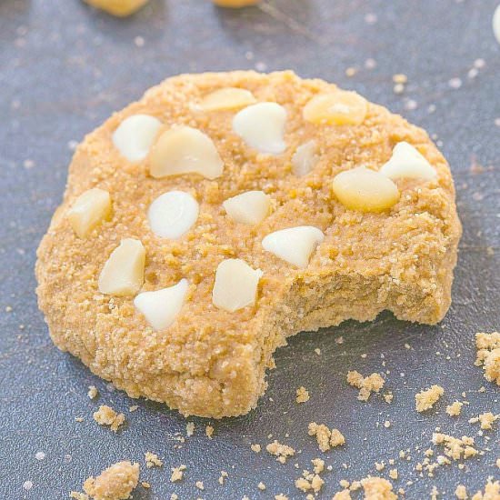 White Chocolate Protein Cookies - Recipe photo by thebigmansworld