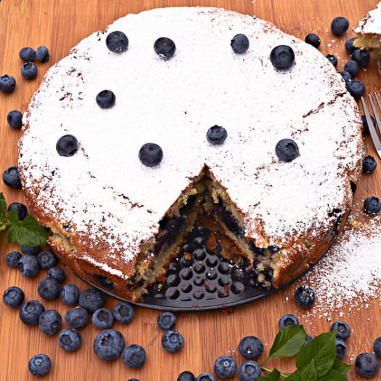 Blueberry-Cinnamon Coffee Cake - Recipe photo by hadias lebanese cuisine