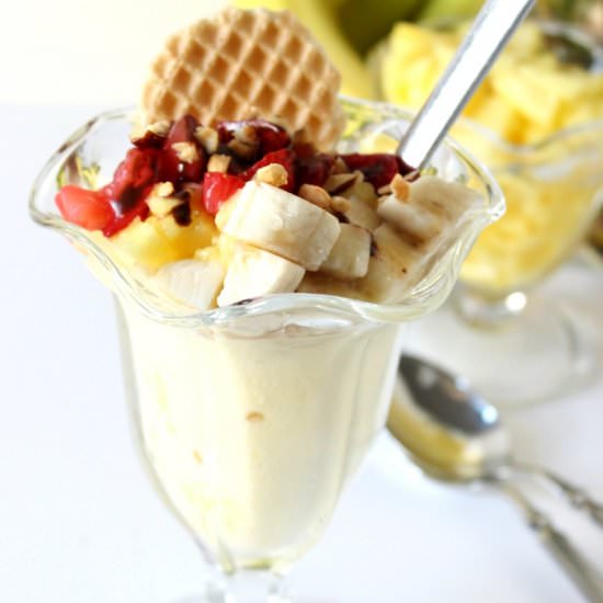 Sunset Tropical Twist Sundae - Recipe photo by ArtsCrackers