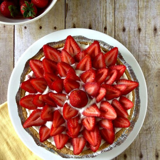 Strawberry Dream Pie - Recipe photo by Inspiration for Moms