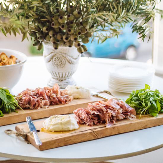 Burrata and Charcuterie - Recipe photo by thetasteSF