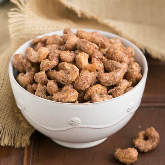 Spicy Sugared Cashews - Recipe photo by thatskinnychickcanbake
