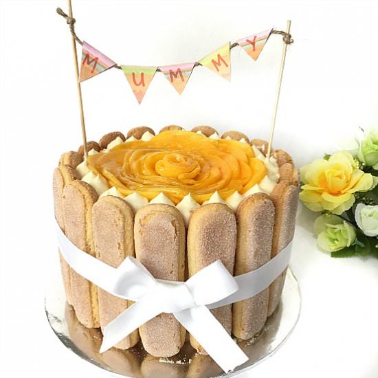 Mango Mousse Cake - Recipe photo by Sherbakes