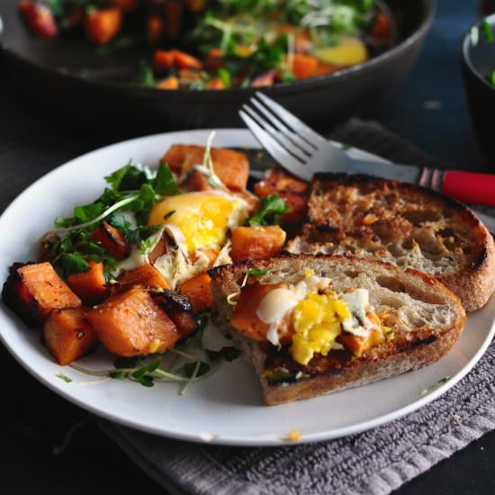 Sweet Potato Hash and Eggs - Recipe photo by mysecondbreakfast