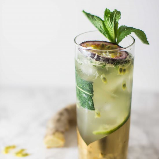 Ginger and Passion Fruit Mojito - Recipe photo by essiedoessummer