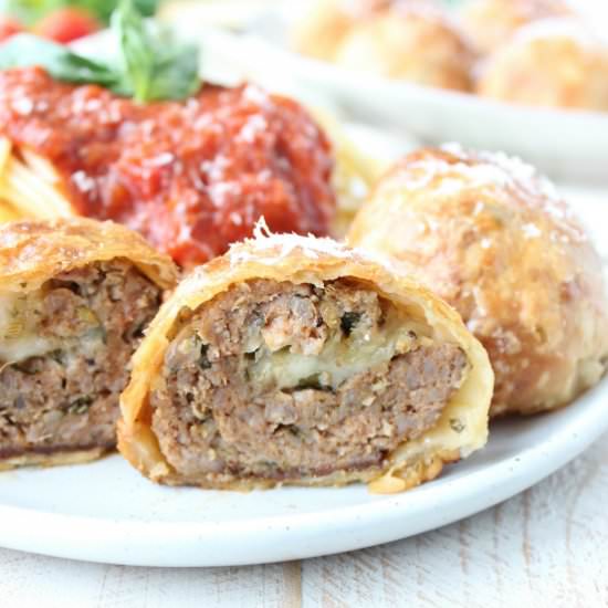 Meatball Wellington - Recipe photo by Whitney Bond