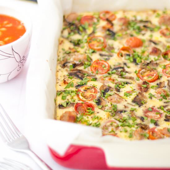 Full English Frittata - Recipe photo by KitchenMason