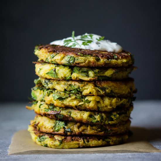 Kohlrabi Fritters - Recipe photo by ful-filled