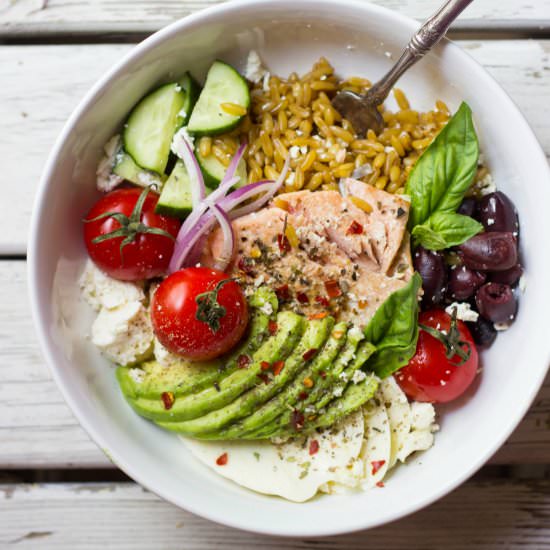 Mediterranean Grain Bowls - Recipe photo by the_gourmet_RD