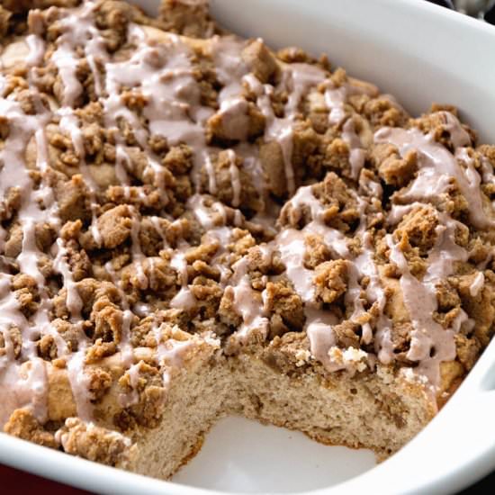 Cinnamon Crumb Coffee Cake - Recipe photo by julieseatsandtreats