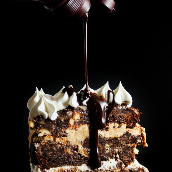 Brownie Ice Cream Cake - Recipe photo by cookiesforengland