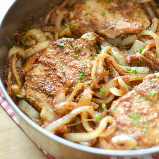 Apple Butter Pork Chops - Recipe photo by simplywhisked