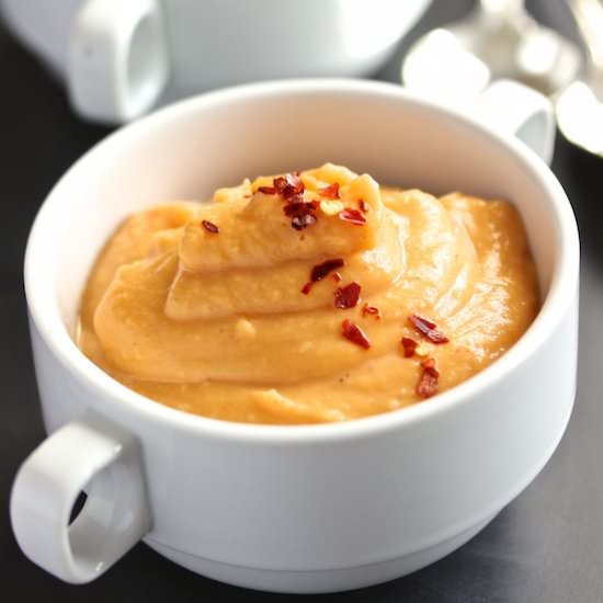 Smoky Sweet Potato Bisque - Recipe photo by alittlesage