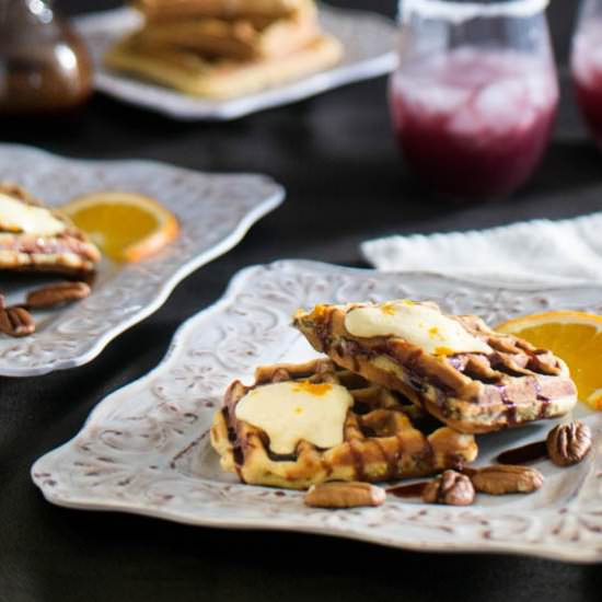 Bacon & Pecan Waffle - Recipe photo by beyondmeresustenance