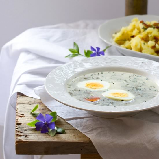 Sorrel and Nettle Soup - Recipe photo by every cake you bake