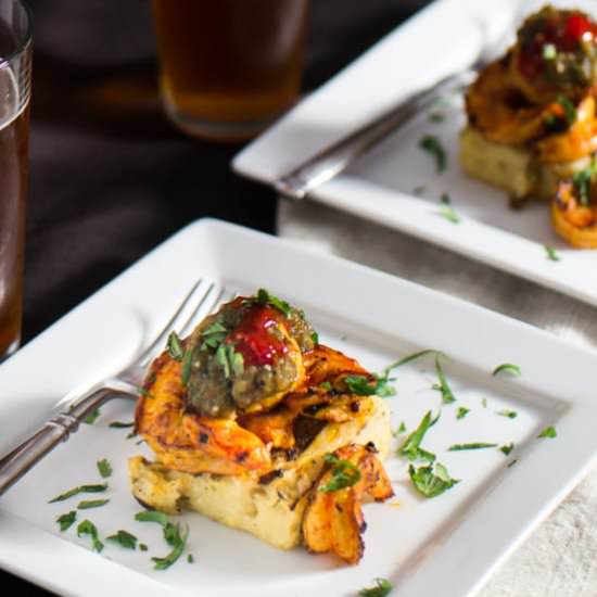 Grilled Polenta With Citrus Shrimp - Recipe photo by beyondmeresustenance