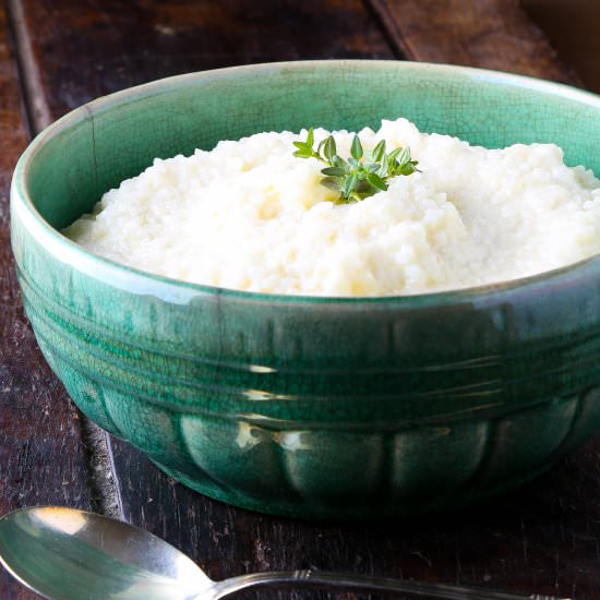 Delta Blues Creamy Rice Grits - Recipe photo by therightrecipe