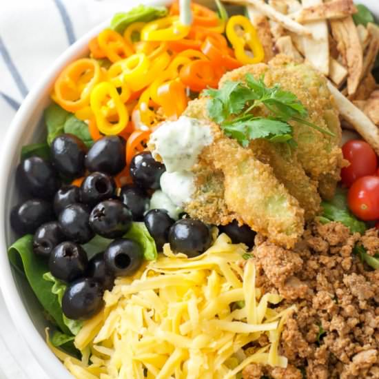 Chipotle Taco Salad - Recipe photo by OhSoDelicioso