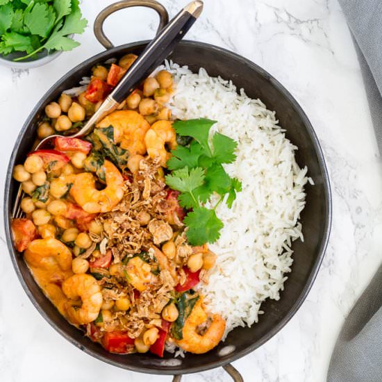 15 Min Thai Red Prawn Curry - Recipe photo by recipesfromapantry