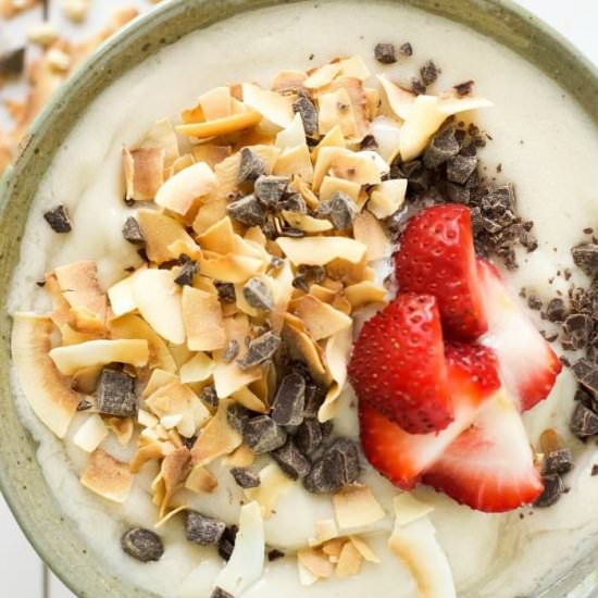 Chocolate & Coconut Smoothie Bowl - Recipe photo by withsaltandwit