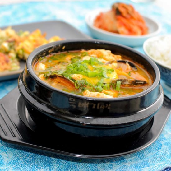 Korean Soft Tofu Stew - Recipe photo by thesharedplate