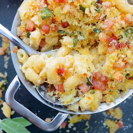 Aged Cheddar Mac n Cheese - Recipe photo by The Nutritious Kitchen