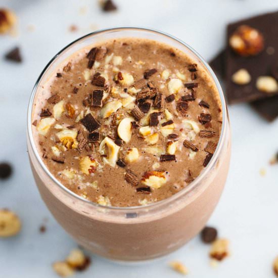 Chocolate Hazelnut Smoothie - Recipe photo by Jessica Gavin