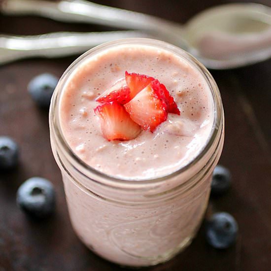 No-Bake High Protein Overnight Oats - Recipe photo by yummyhealthyeasy