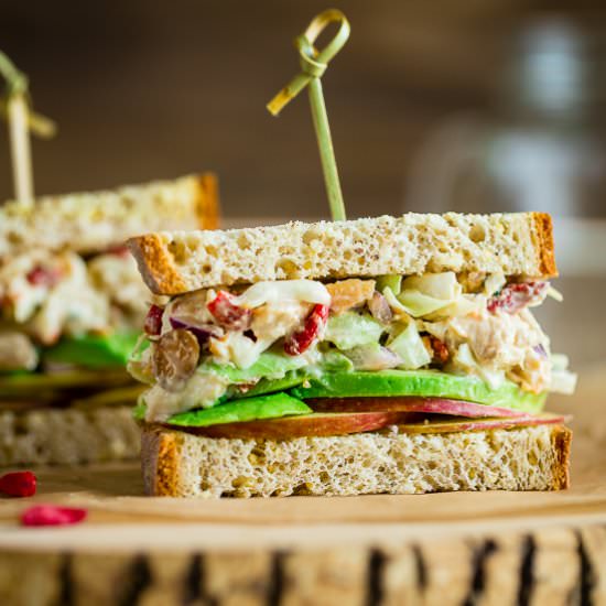 Honey Mustard Chicken Salad - Recipe photo by foodfaithfitness