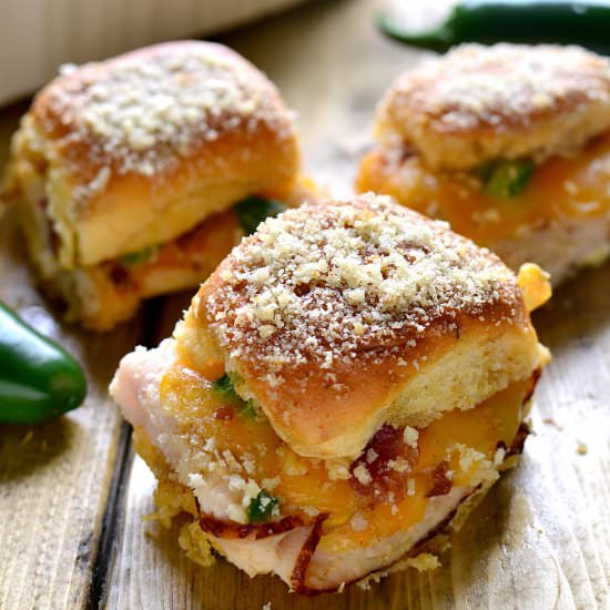 Jalapeno Popper Turkey Sandwiches - Recipe photo by lemontreedwelling