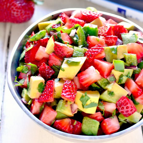 Strawberry Avocado Salsa - Recipe photo by lemontreedwelling
