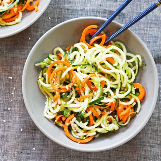 Asian Cucumber and Carrot Salad - Recipe photo by theculinarycompass