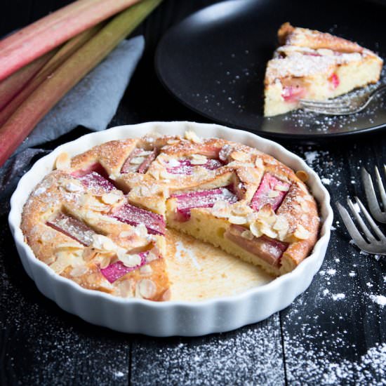 Rhubarb cake - Recipe photo by finefreshfood