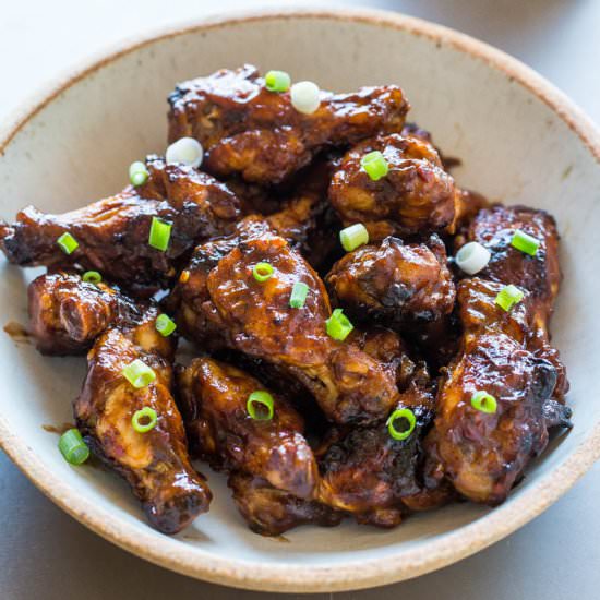 Baked Spicy Barbecue Chicken Wings - Recipe photo by Averie