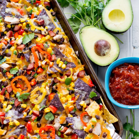 Sheet Pan Nachos - Recipe photo by culinarycool