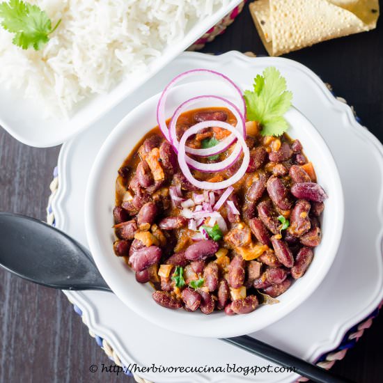Rajma Masala - Recipe photo by Herbivore Cucina