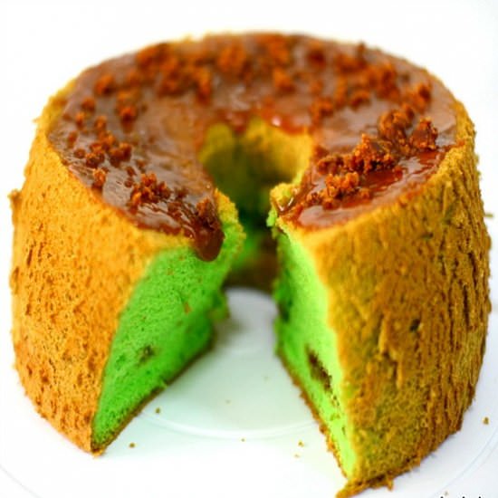 Pandan Chiffon Cake - Recipe photo by Sherbakes