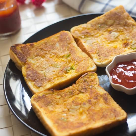Potato Toast - Recipe photo by Akila