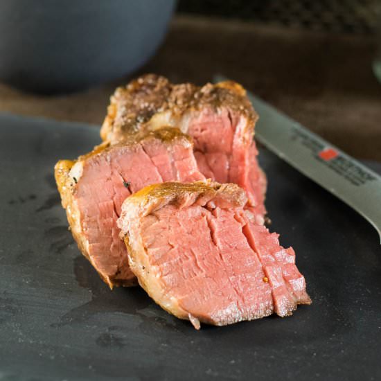 How to Cook a Perfect Frozen Steak - Recipe photo by Fox Valley Foodie