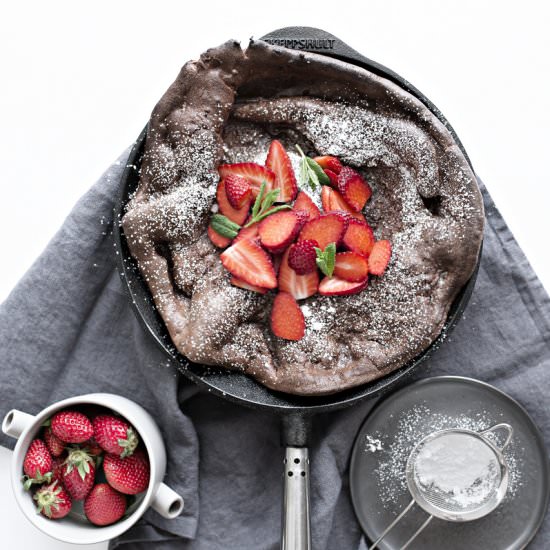 Chocolate Dutch Baby - Recipe photo by MyFullHouse