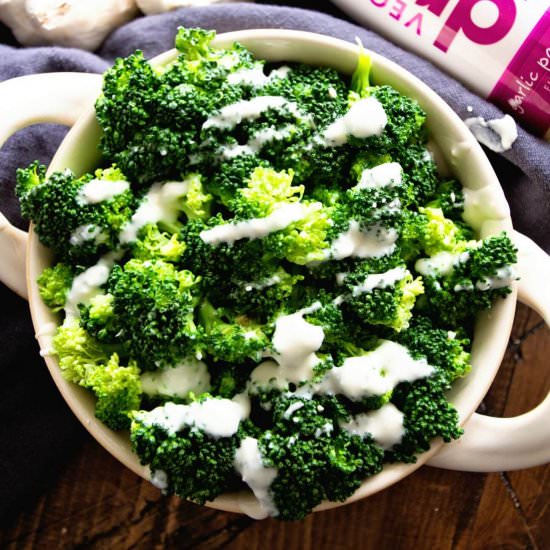 Garlic Parmesan Broccoli - Recipe photo by julieseatsandtreats