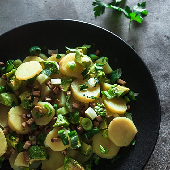 Classic German, Vegan Potato Salad - Recipe photo by Purple Avocado