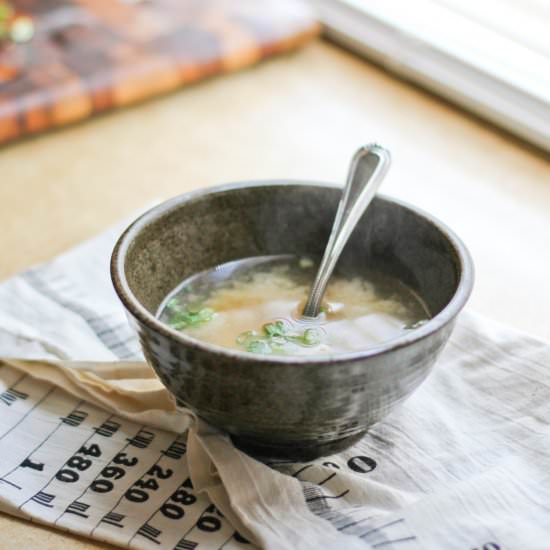 Miso Soup - Recipe photo by fritesandfries