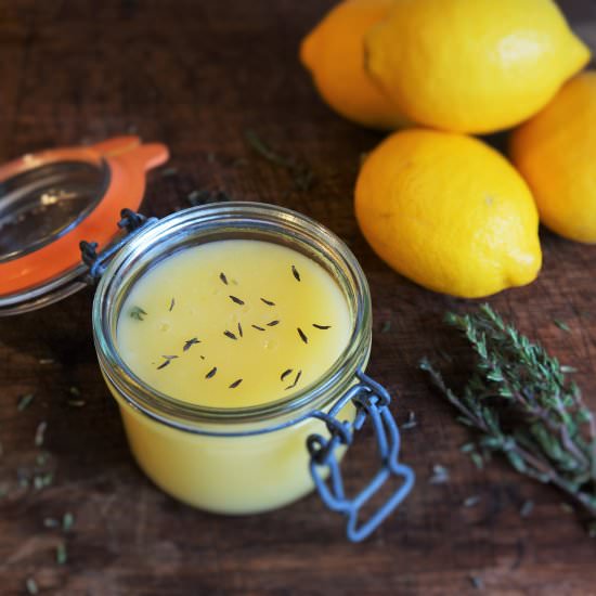 Lemon and Thyme Curd Recipe - Recipe photo by theocooks