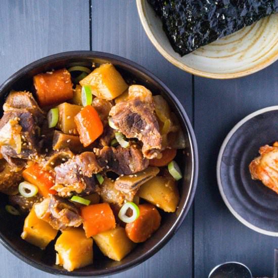 Kalbi Jjim - Recipe photo by followtherivernorth
